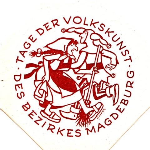 magdeburg md-st bezirk 3a (8eck215-tage der volkskunst-braun)